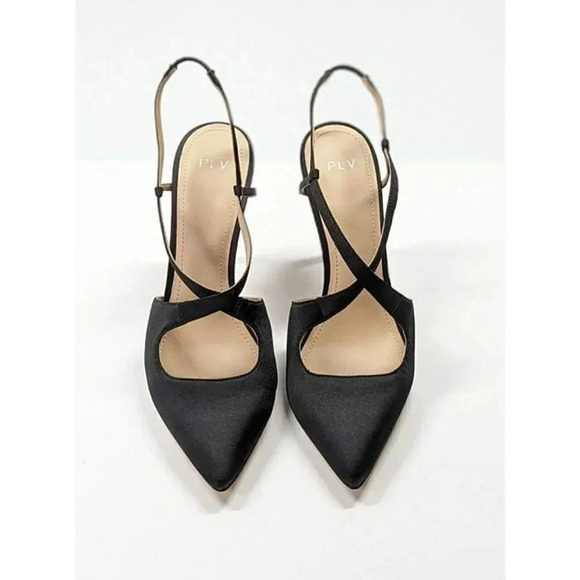 Pour La Victoire Women's Cerry Satin Slingback Heel Pumps Size 10 M (MSRP $245) - Picture 5 of 12